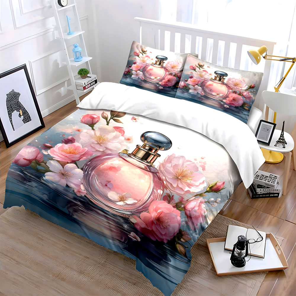 Home Fragrance Set Gift - ชุดเครื่องหอมสุดหรูสำหรับตกแต่งห้องนอนเด็กและผู้ใหญ่ในฤดูใบไม้ผลิ ชุดเครื่องนอนสามชิ้นสุดประณีต เหมาะสำหรับเป็นของขวัญ