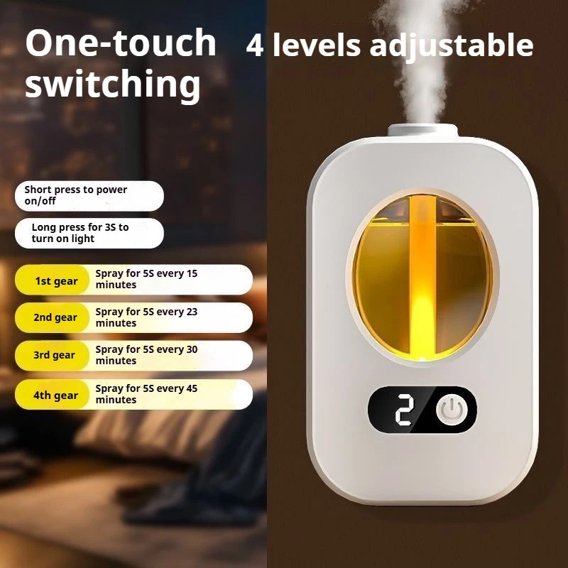 Home Fragrance Luxury - เครื่องเพิ่มความชื้นในอากาศแบบ USB อัตโนมัติ กลิ่นลาเวนเดอร์ กลิ่นมะลิ น้ำมันหอมระเหย