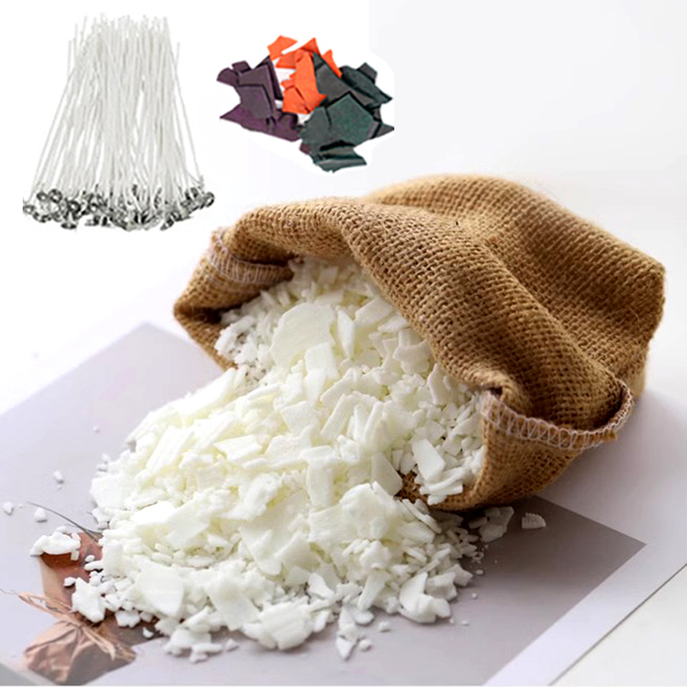 Soy Wax Flake - 200g/1 กก.ขี้ผึ้งถั่วเหลืองบริสุทธิ์ Flakes วัสดุ Pre-Soy Wax-Core