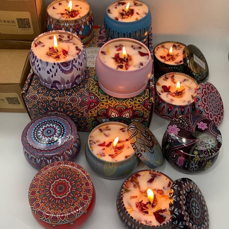 Soy Wax Flake - 1/4 ชิ้น เทียนหอมวินเทจ เทียนขี้ผึ้งถั่วเหลืองในขวดแก้ว กลิ่นดอกไม้ เทียนหอมสำหรับงานแต่งงาน