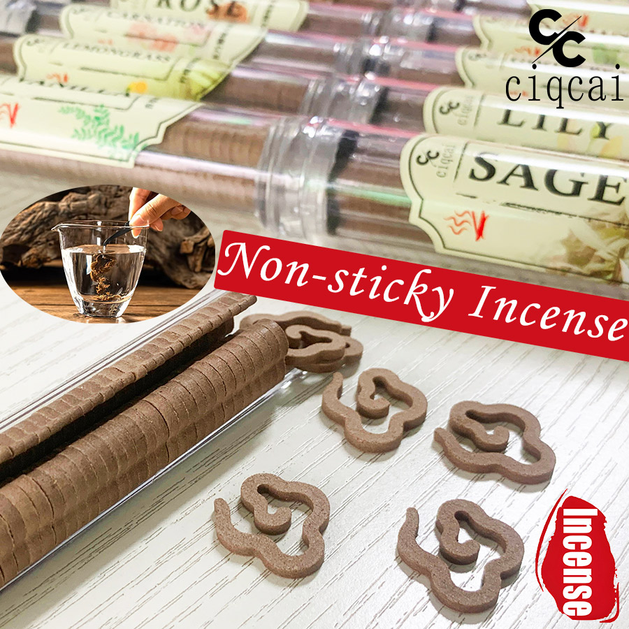 Home Fragrance Set Gift - 【3-Pack】ธูปขดเล็กคุณภาพสูงแบบคลาสสิก ทำด้วยมือแท้ รูปทรงเกลียว ชุดธาตุทั้งห้า (ไม้, น้ำ,