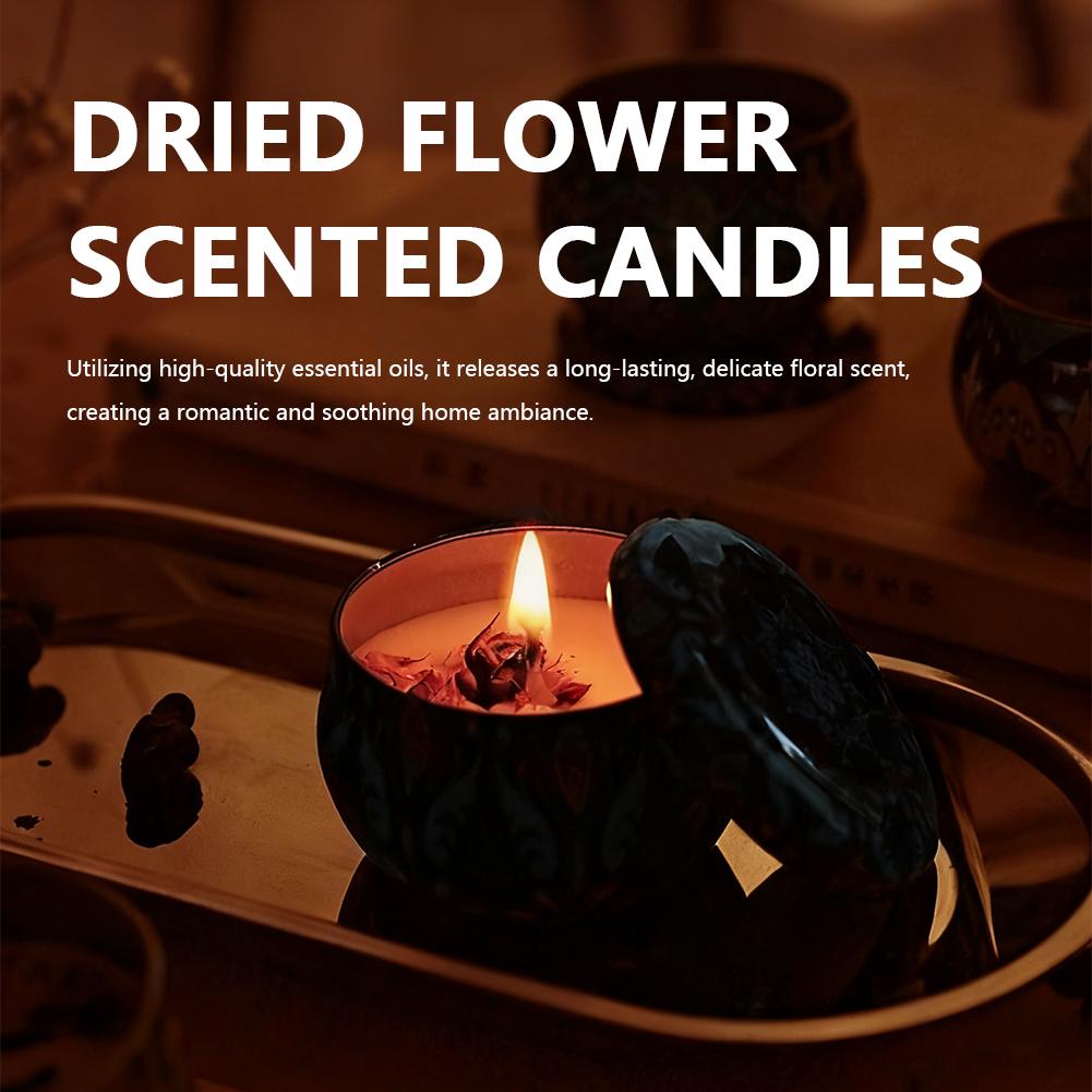 เทียนหอมอโรมา กลิ่นดอกไม้ เทีย - Home Fragrance Scented Candle บทวิจารณ์และราคา