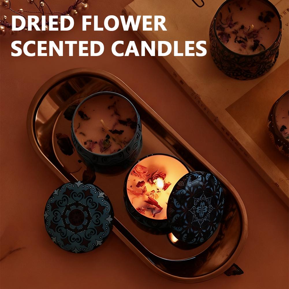 เทียนหอมอโรมา กลิ่นดอกไม้ เทีย - Home Fragrance Scented Candle บทวิจารณ์และราคา
