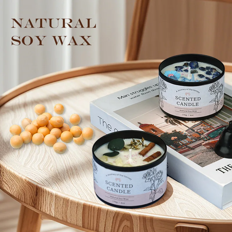 เทียนอโรมาคริสตัลสร้างสรรค์ 6  - Home Fragrance Scented Candle บทวิจารณ์และราคา