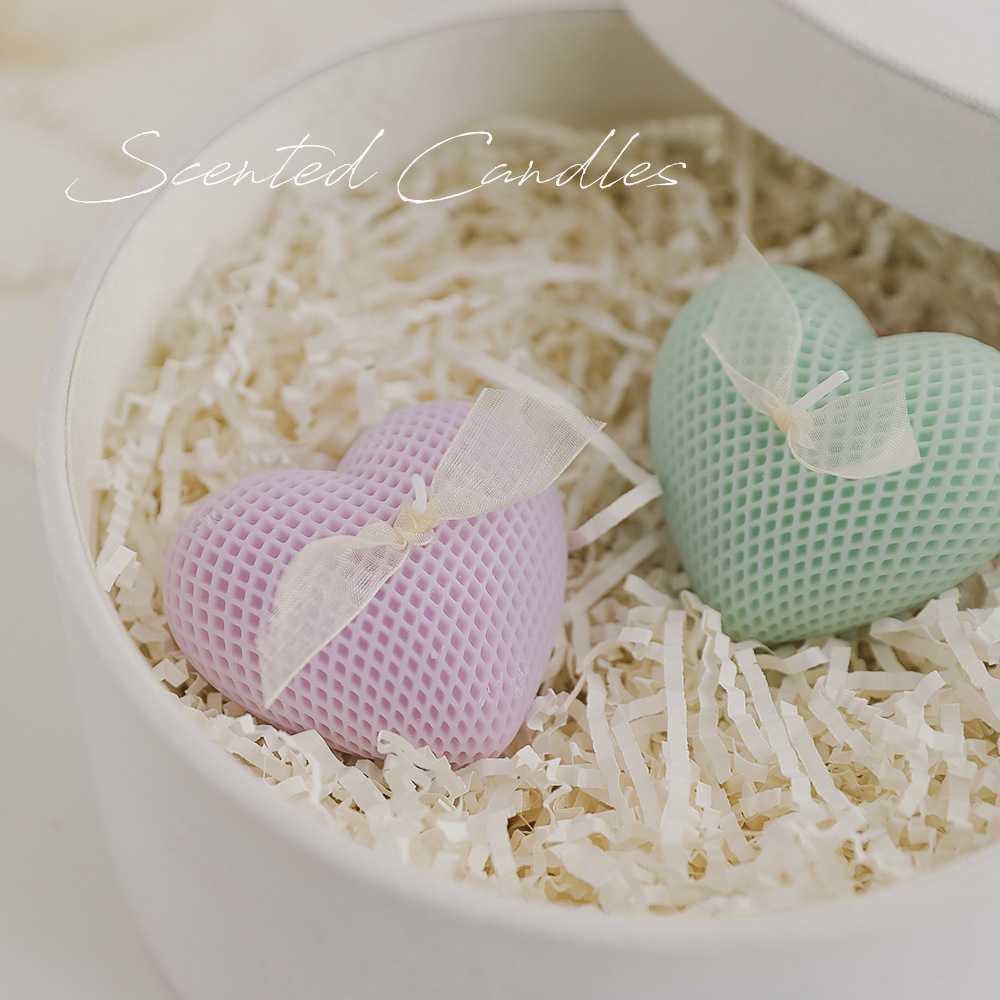 เทียนหอมรูปหัวใจสำหรับวันวาเลน - Home Fragrance Scented Candle บทวิจารณ์และราคา