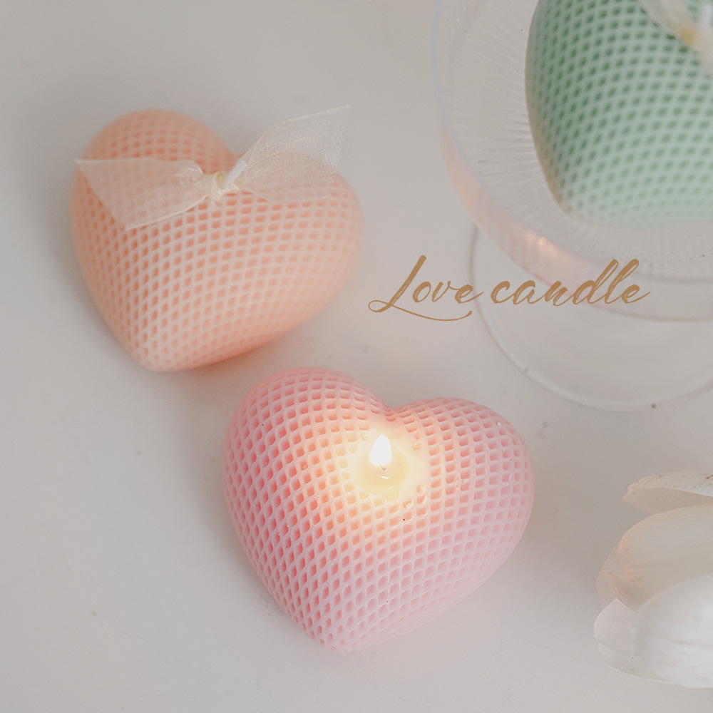 เทียนหอมรูปหัวใจสำหรับวันวาเลน - Home Fragrance Scented Candle บทวิจารณ์และราคา