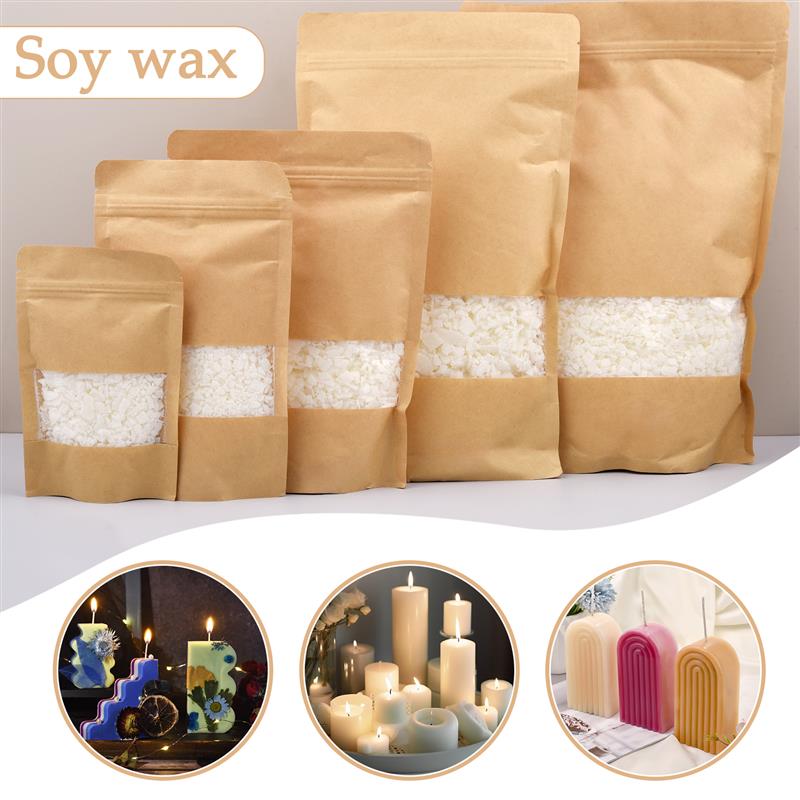50-1000g ธรรมชาติขี้ผึ้งถั่วเห - Soy Wax Flake บทวิจารณ์และราคา