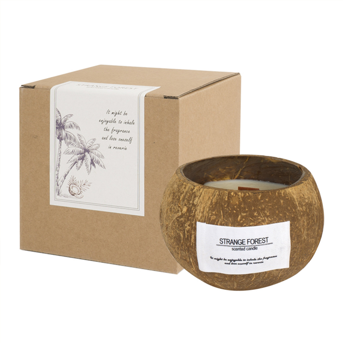 เทียนอโรมากะลามะพร้าว น้ํามันห - Home Fragrance Scented Candle บทวิจารณ์และราคา
