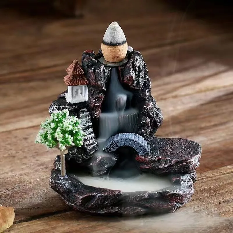 ที่ใส่ธูปแบบน้ำตก พร้อมกรวยธูป - Incense Cone Holder บทวิจารณ์และราคา