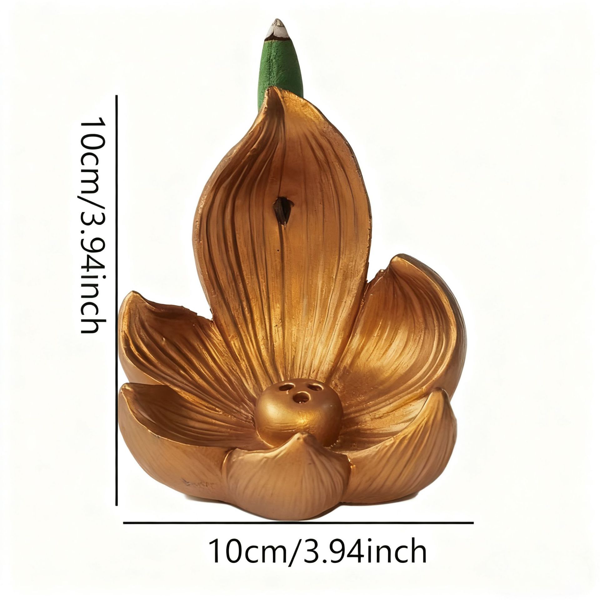 ที่วางธูปเรซิ่นรูปดอกบัว สำหรั - Incense Cone Holder บทวิจารณ์และราคา