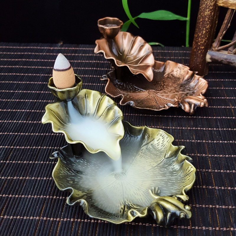 เตาเผาเครื่องหอมรูปมังกรโลหะขน - Incense Cone Holder บทวิจารณ์และราคา