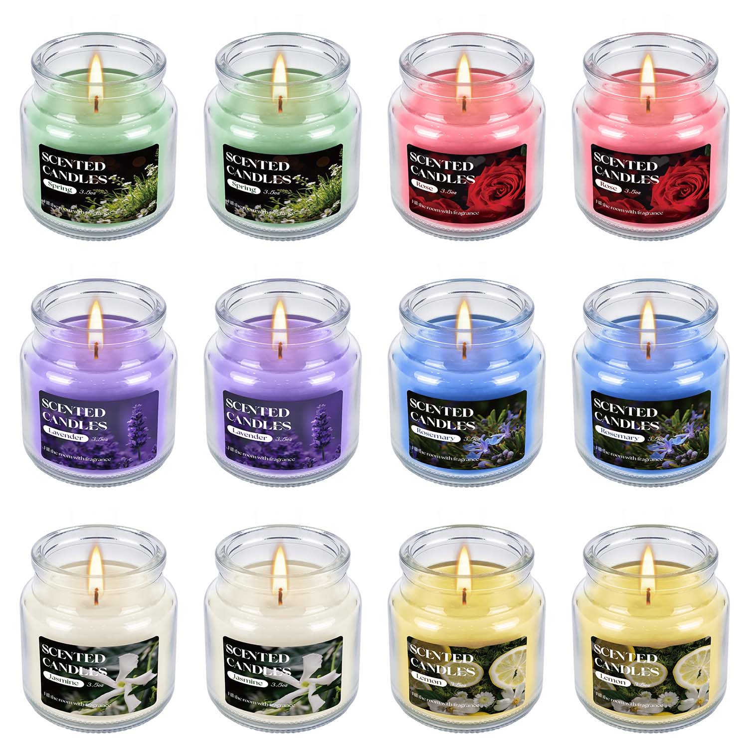 ชุดเทียนฝาขวดหมุนขนาดเล็ก 12 ช - Home Fragrance Options บทวิจารณ์และราคา