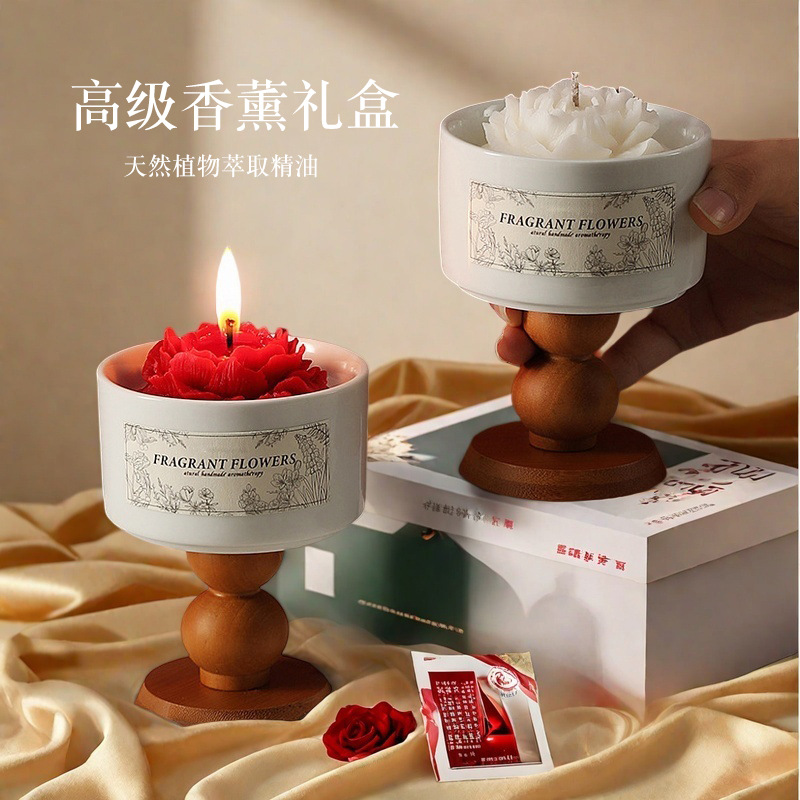 ชุดกล่องของขวัญเทียนหอมกลิ่นดอ - Home Fragrance Set Gift บทวิจารณ์และราคา