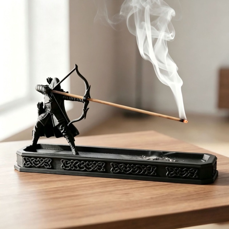 เตาเผาธูป 3D พิมพ์ลายนักธนู แฟ - Incense Cone Holder บทวิจารณ์และราคา
