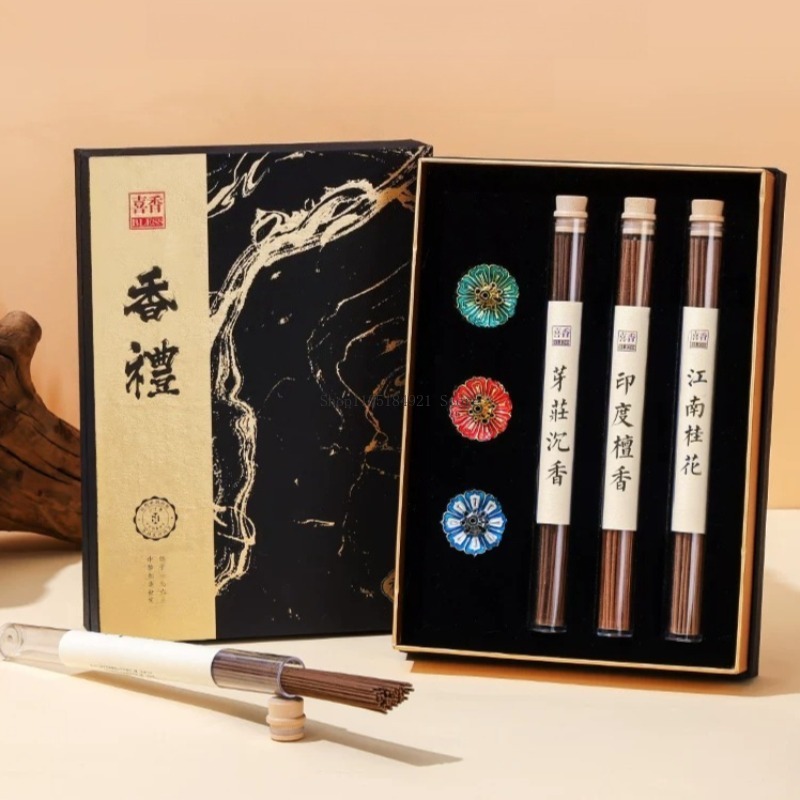 ชุดกล่องของขวัญธูปหอม กลิ่นไม้ - Home Fragrance Set Gift บทวิจารณ์และราคา