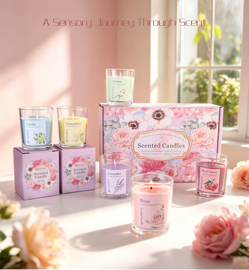 ชุดของขวัญเทียนหอมอโรมาเธอราพี - Home Fragrance Set Gift บทวิจารณ์และราคา