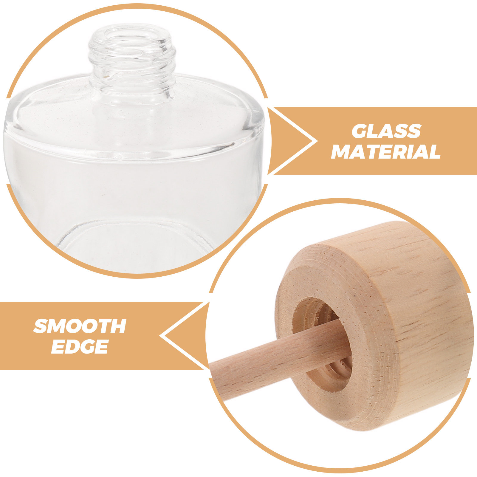 ขวดแก้วใสสำหรับน้ำมันหอมระเหย  - Home And You Fragrance Diffuser บทวิจารณ์และราคา