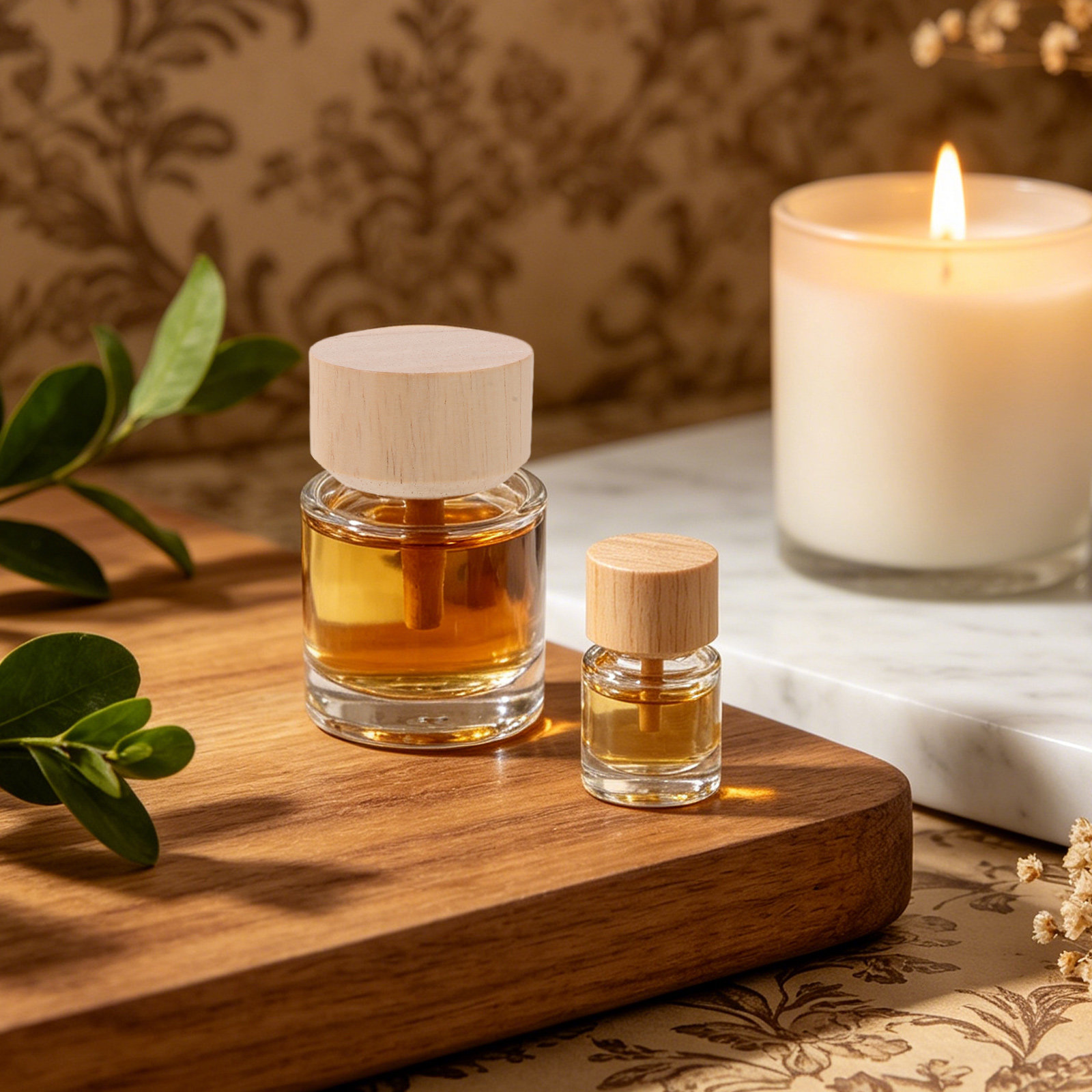 ขวดแก้วใสสำหรับน้ำมันหอมระเหย  - Home And You Fragrance Diffuser บทวิจารณ์และราคา